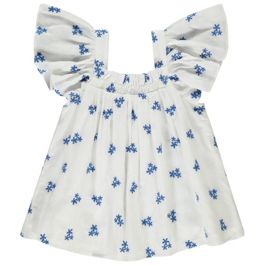 Top péplum imprimé fleuri pour fille 