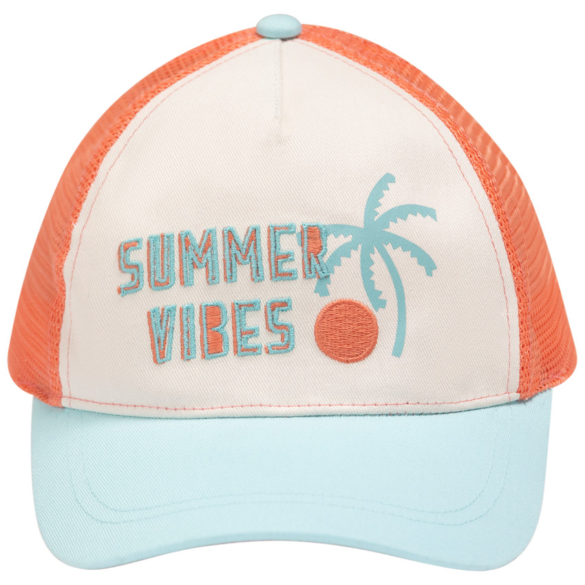 Casquette en mesh à broderie 3D pour garçon 