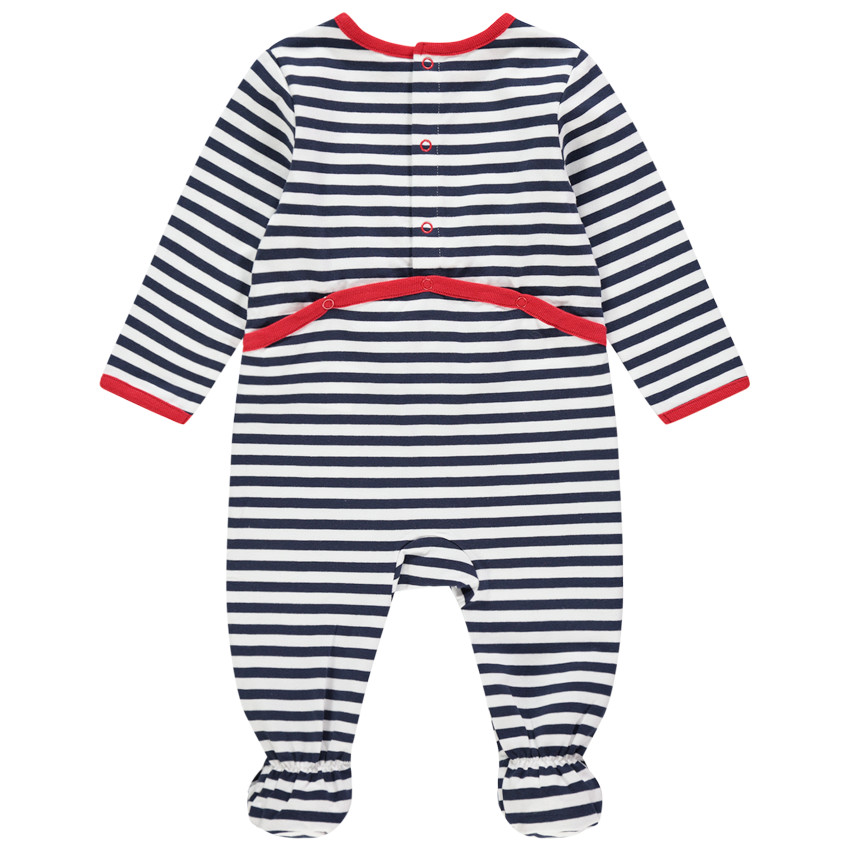 Dors-bien en jersey à rayures motif Mickey Disney 