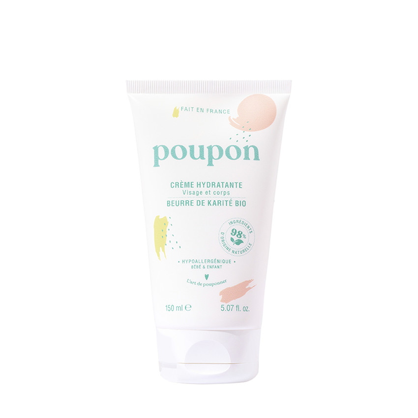 Crème hydratante visage et corps au beurre de karité - 150 ml 