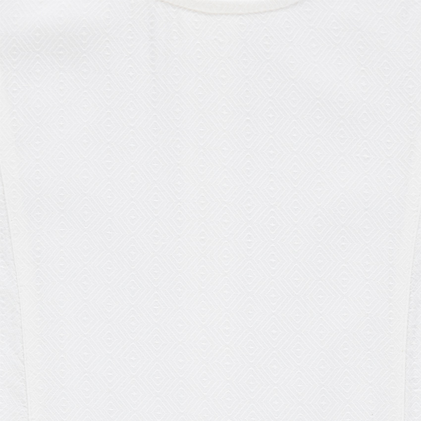 Junior - Robe en jacquard avec frise fantaisie 