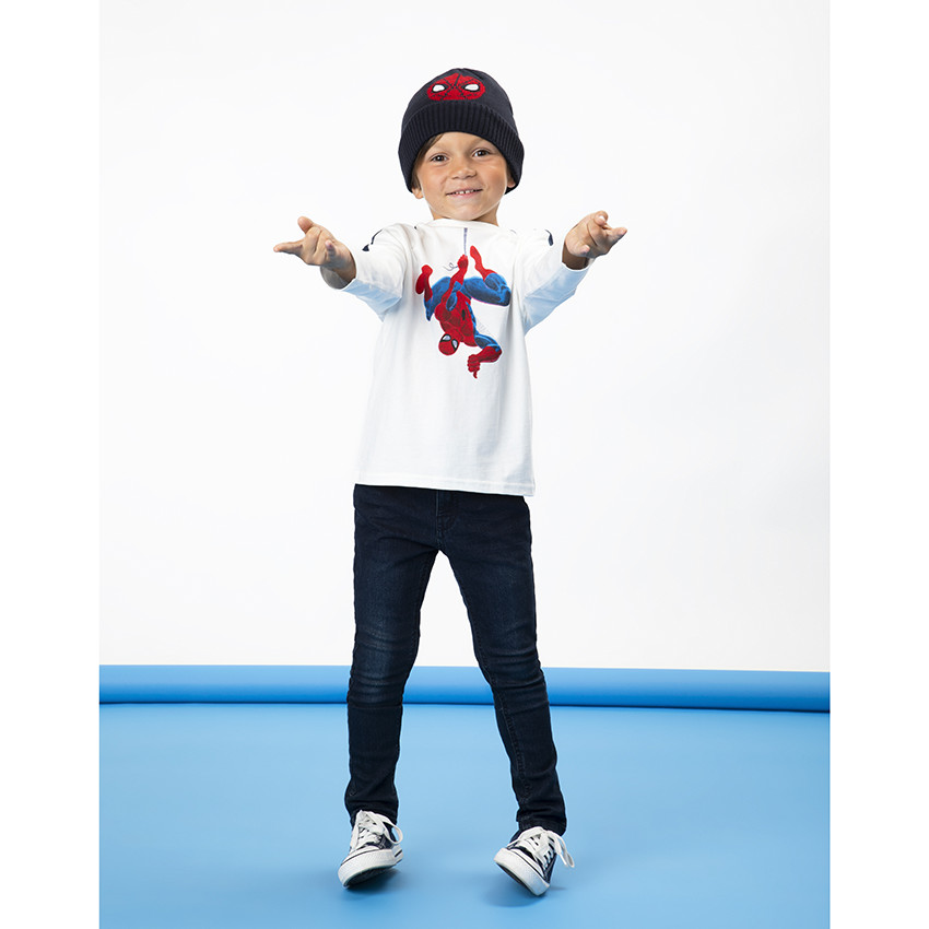 T-shirt manches longues en jersey print Spiderman Marvel 