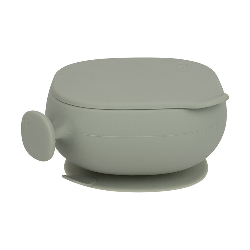 Bol en silicone avec ventouse et couvercle Sage 