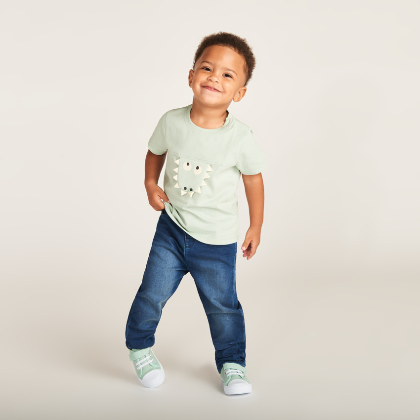 T-shirt manches courtes avec print ludique pour bébé garçon