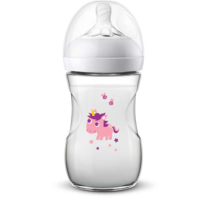 Biberon Natural 260 ml - Unicorn 