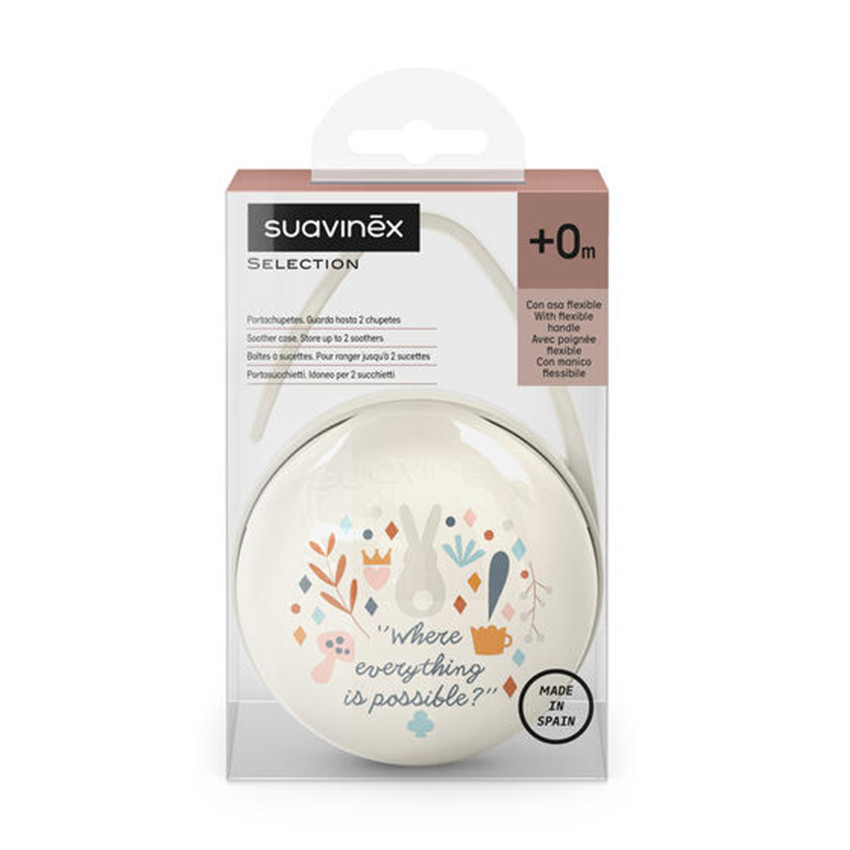 Boite sucette duo Wonderland Ivoire - Beige (Suavinex) - Image 1