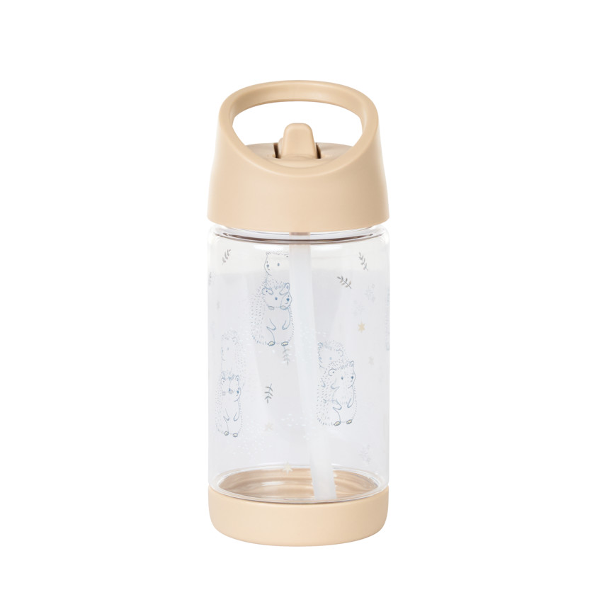Gourde hérisson avec paille rétractable - 400ml 