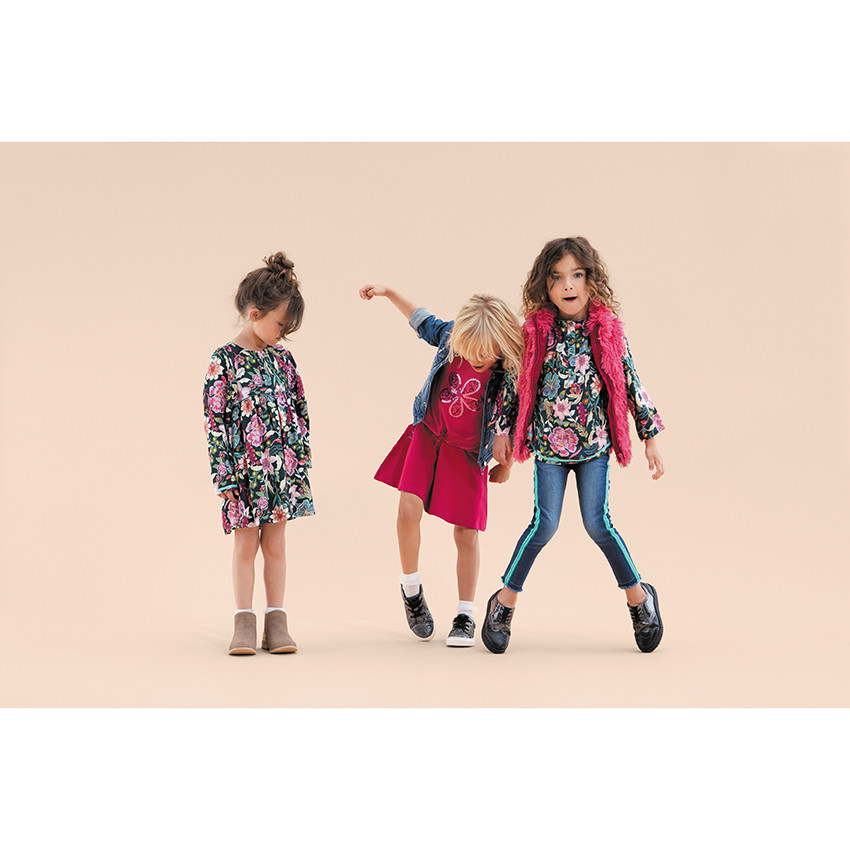 Baskets pailletées avec lacets en satin du 24 au 27 