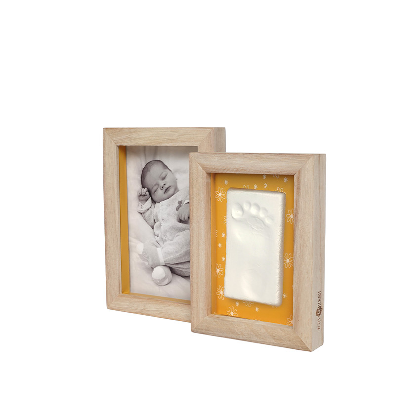 Cadre photo Duo Daisy Ochre pour moulage  