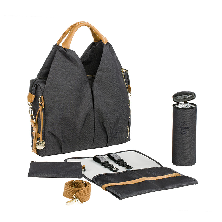 Sac à langer Green label neckline – Denim noir 