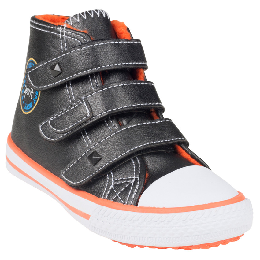  Baskets montantes à triple scratch doublées en fausse fourrure 