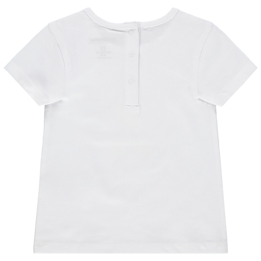 T-shirt manches courtes en coton à motif printé 