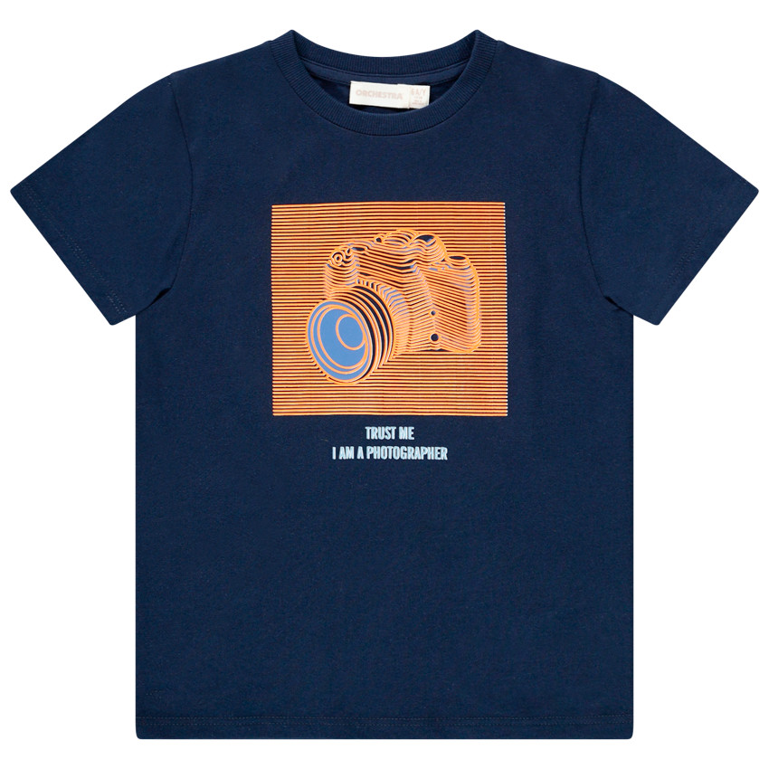 T-shirt en coton print effet 3D pour garçon 