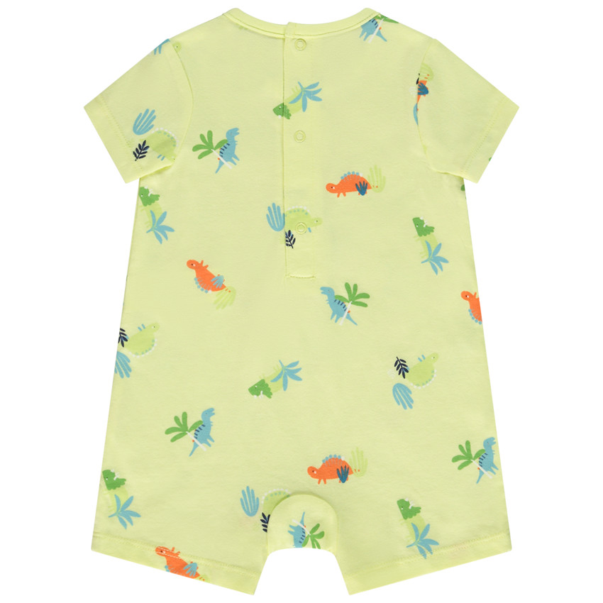 Lot de 2 combinaisons courtes motifs dinosaures pour bébé garçon 