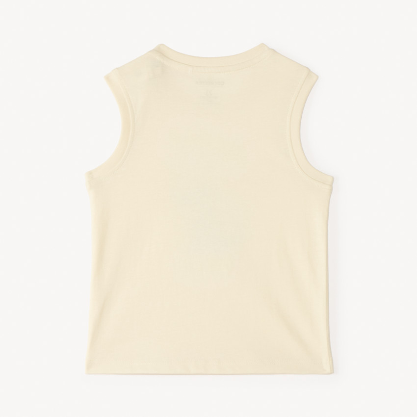 Débardeur uni print fantaisie crocodile pour bébé garçon 