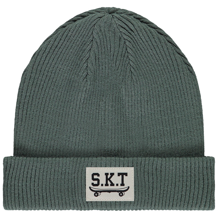Bonnet avec étiquette skate pour garçon
