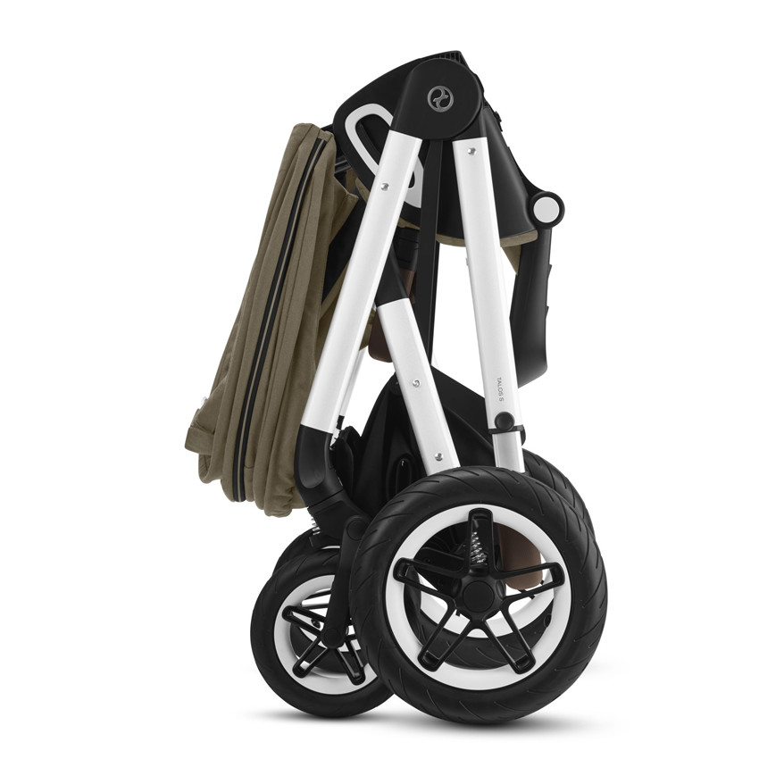 Poussette Talos S Lux châssis silver - Classic Beige 