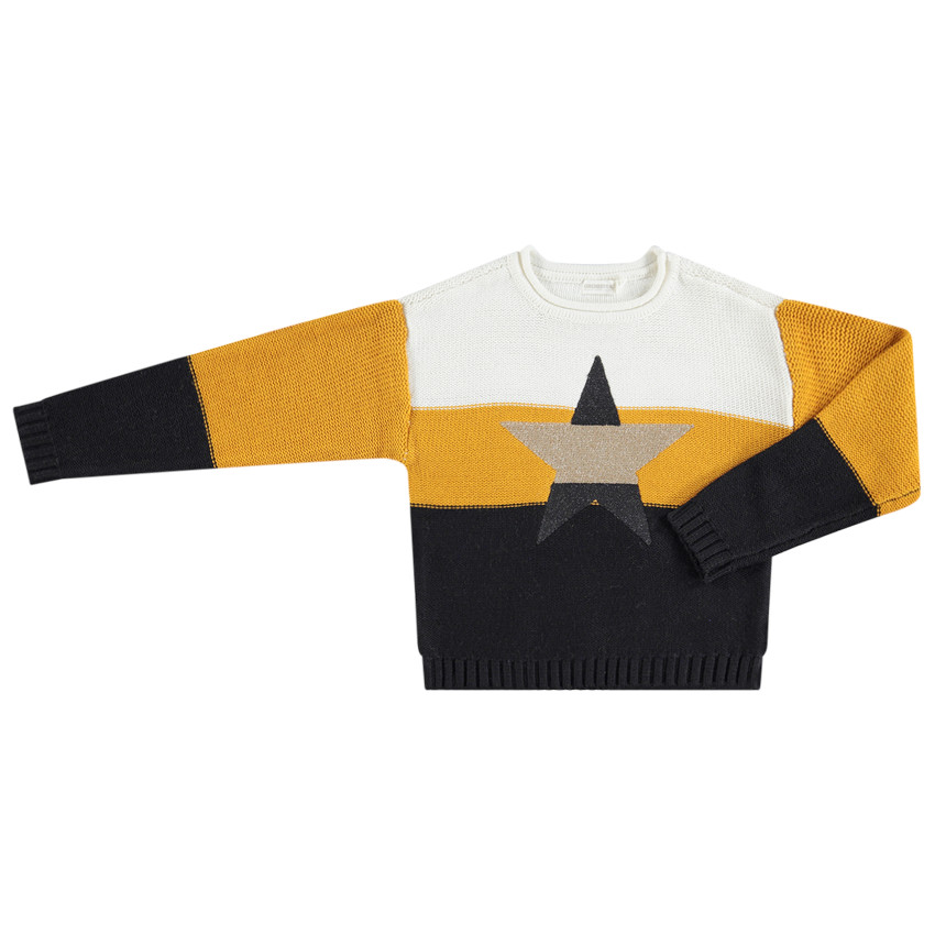 Pull en tricot avec étoile 