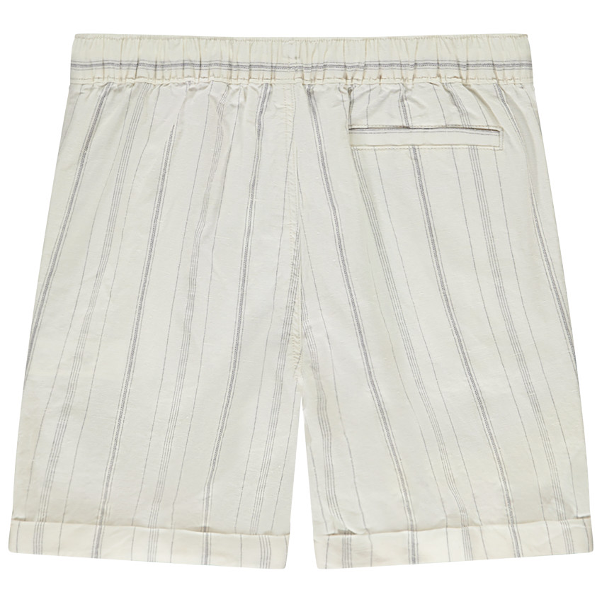 Bermuda en toile rayée pour garçon 