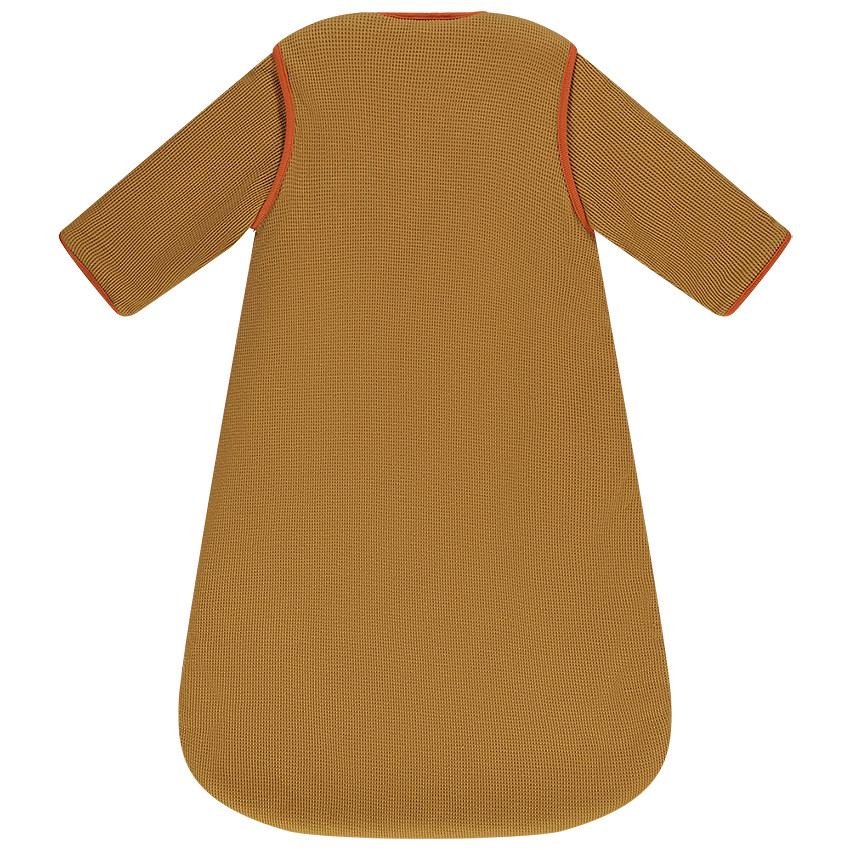 Turbulette à manches longues avec doublure en sherpa et lion brodé pour bébé garçon 