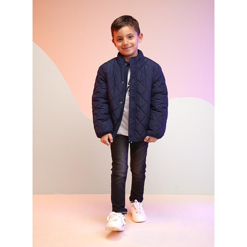 Jean slim effet délavé pour garçon 