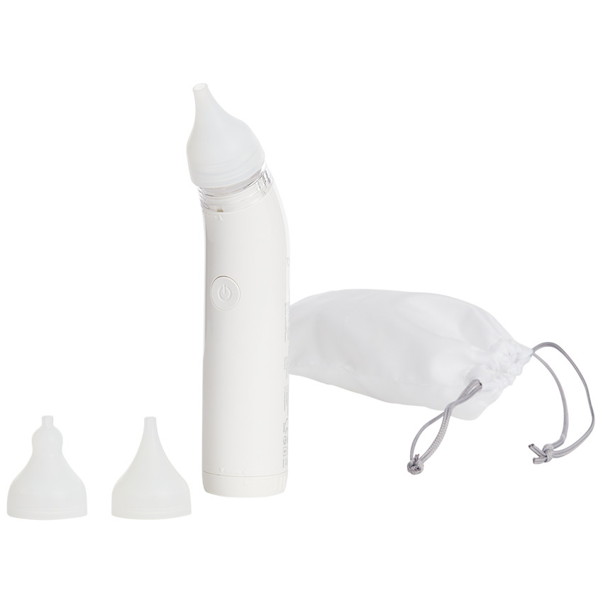 Mouche bébé électrique avec 3 embouts Cleanoo - Blanc (Prémaman) - Image 3