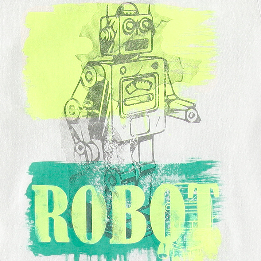 Pyjama en jersey avec print robot 