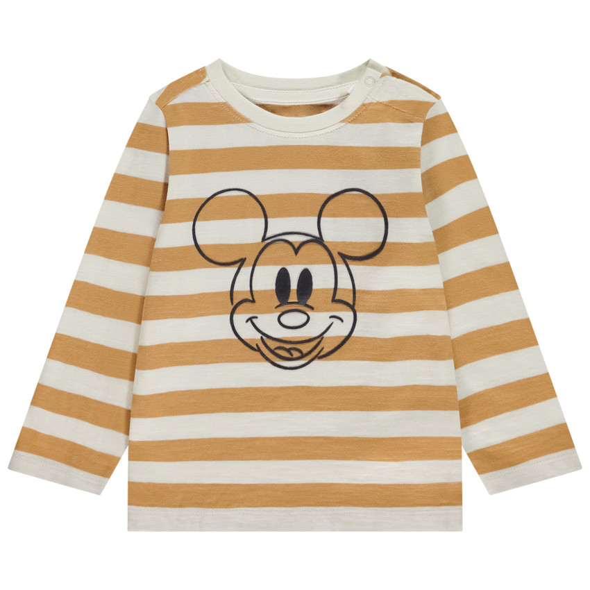 T-shirt manches longues Mickey Disney pour bébé garçon 