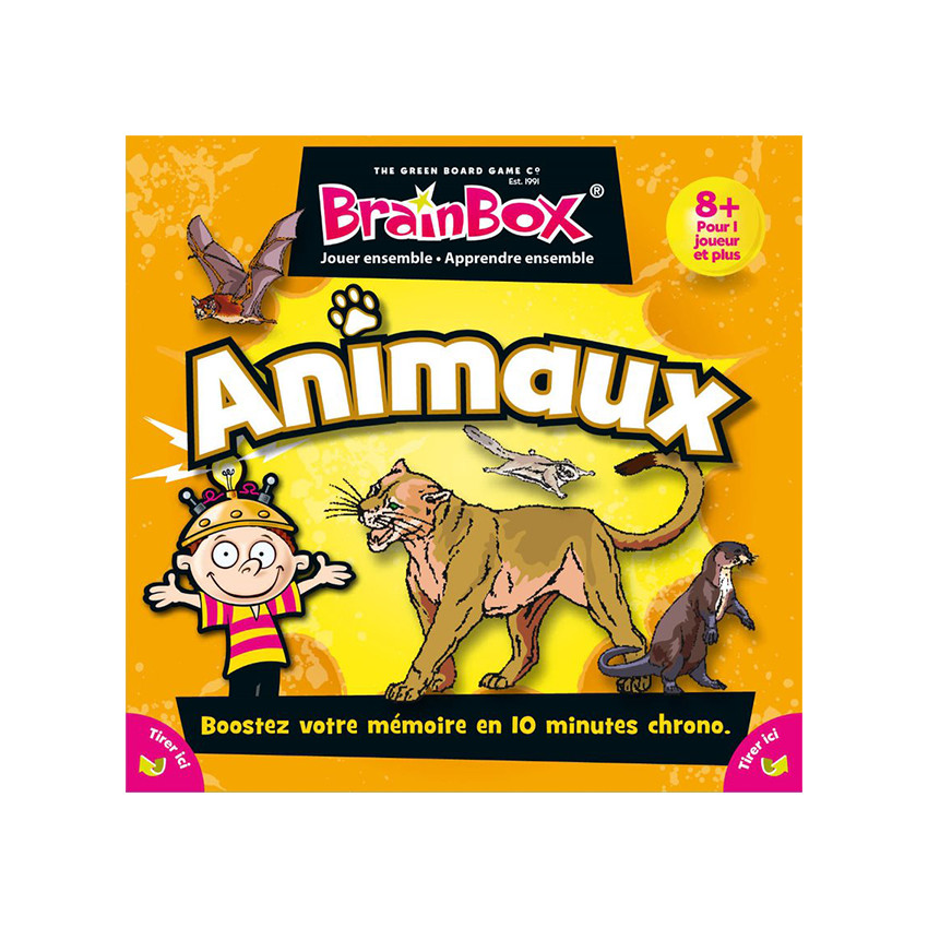 Jeux de Société BrainBox Animaux  