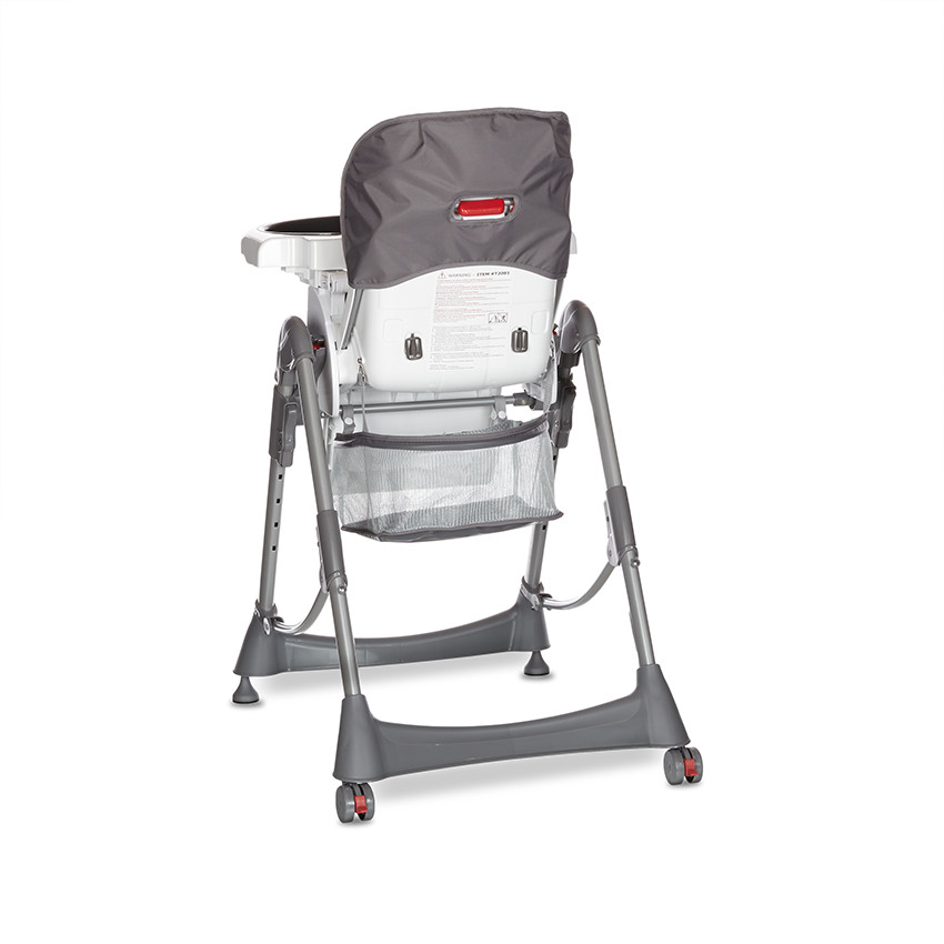 Chaise haute Luxe Métal - Gris anthracite 