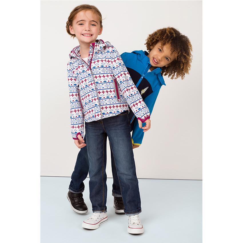 Junior - Jeans coupe droite effet used 