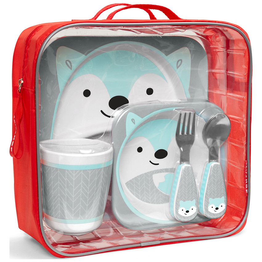 Set repas Zoo Winter - Renard bleu 