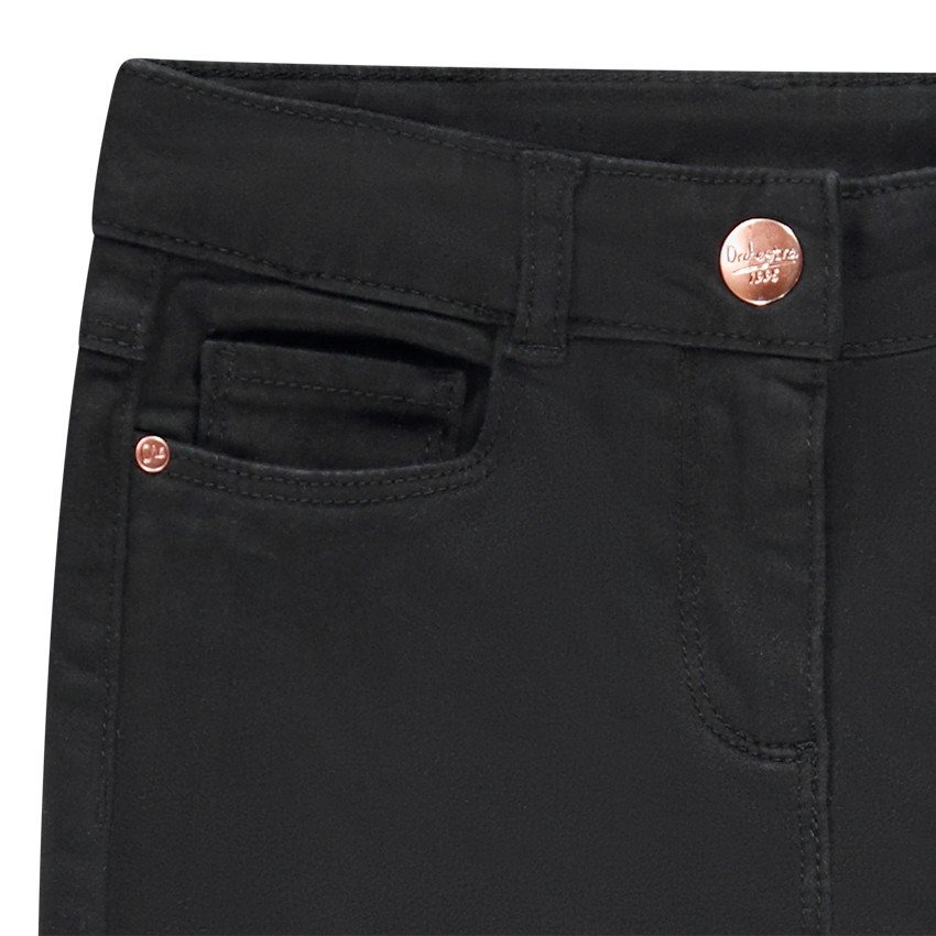 Pantalon en twill uni pour fille Main Pantalon en twill uni pour fille