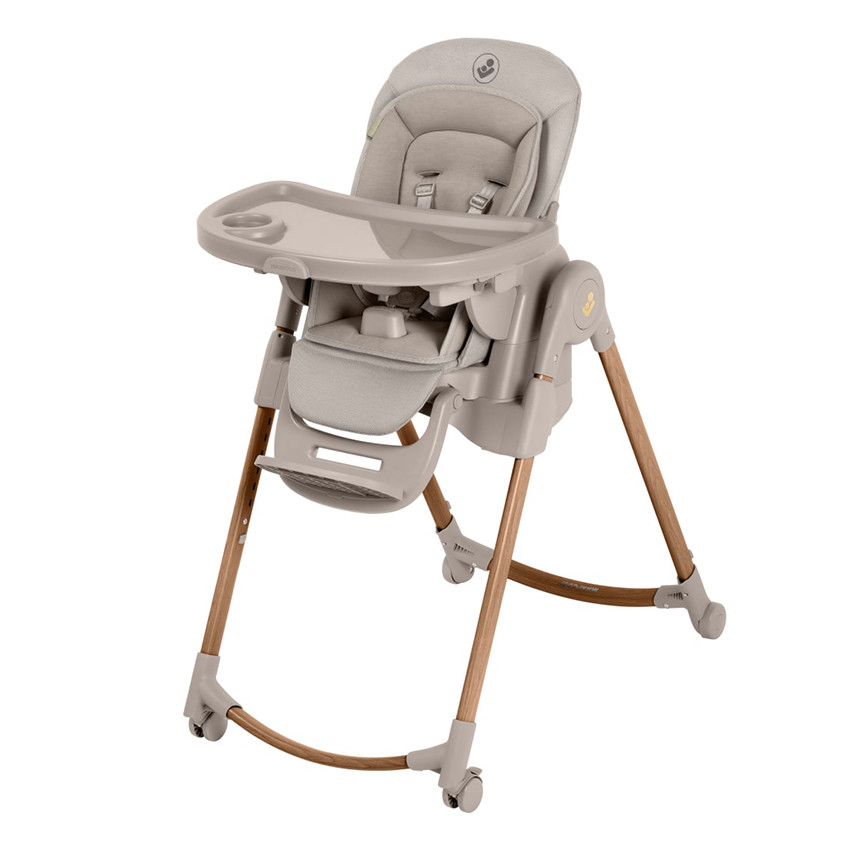 Chaise haute réglable et évolutive Minla Plus Elegance Beige