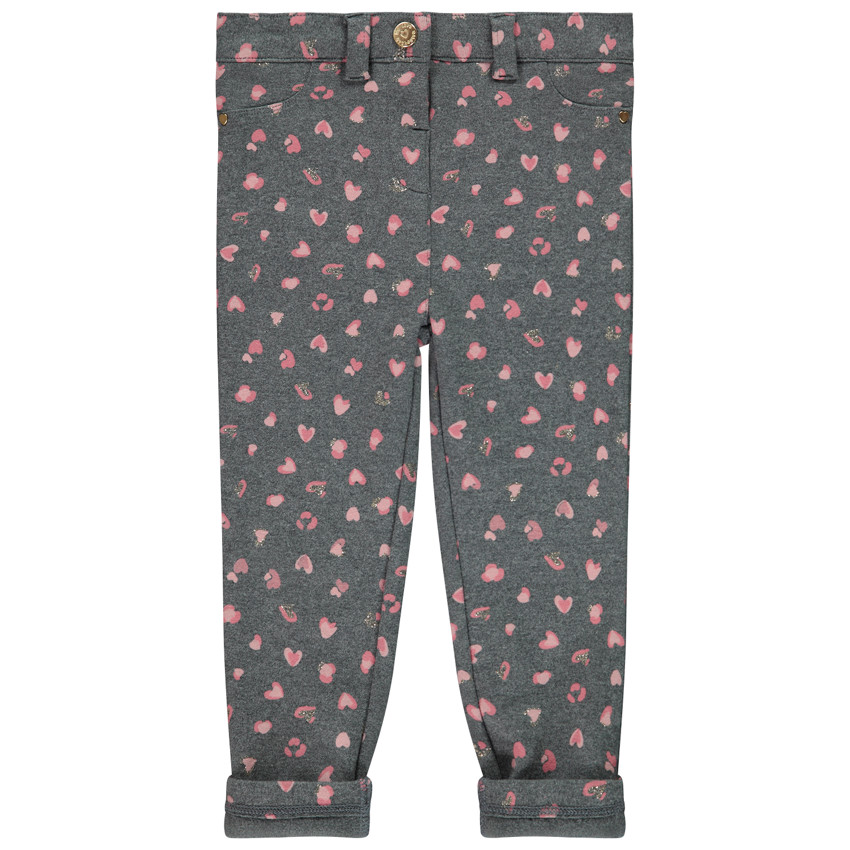 Pantalon fantaisie en molleton avec détails pailletés pour bébé fille