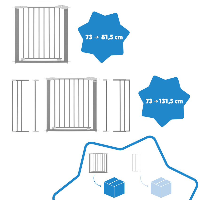 Barrière à pression Safe & Lock - Métal  