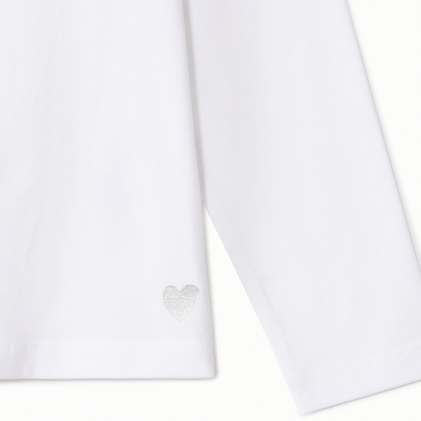 Lot de 3 t-shirts manches longues unis pour fille 