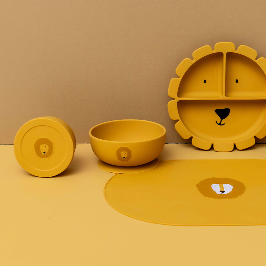 Boîte à collations en silicone Mr. Lion 