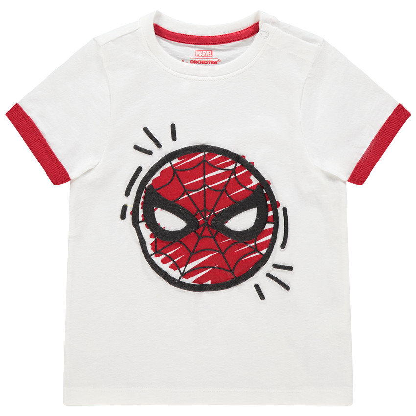 T-shirt manches courtes en coton print Spider-Man 