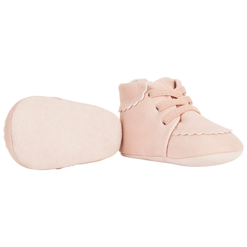 Bottillons souples pailletés pour bébé fille 