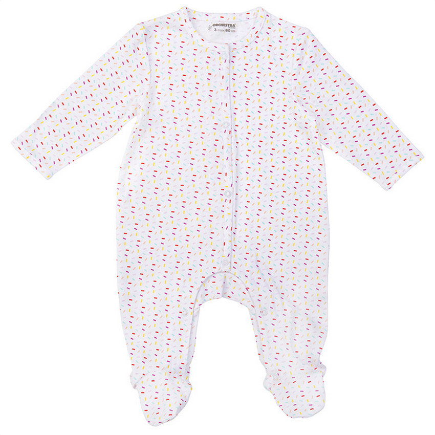 Ensemble dors-bien et bonnet Funfetti en jersey 