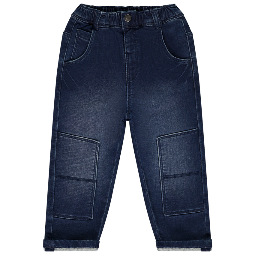 Jean ballon à empiècements pour bébé garçon 