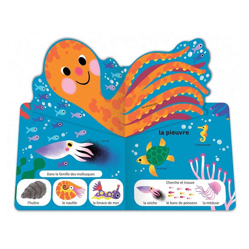 Imagier pop pop pop Les animaux de la mer 