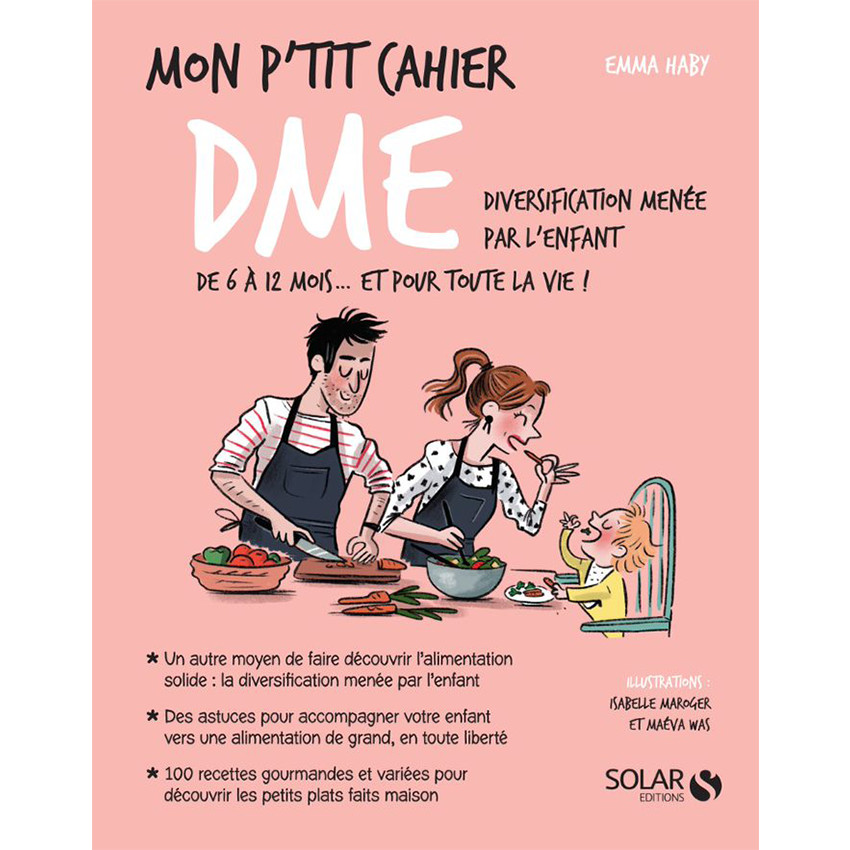 Livre Mon p'tit cahier Diversification menée par l'enfant 