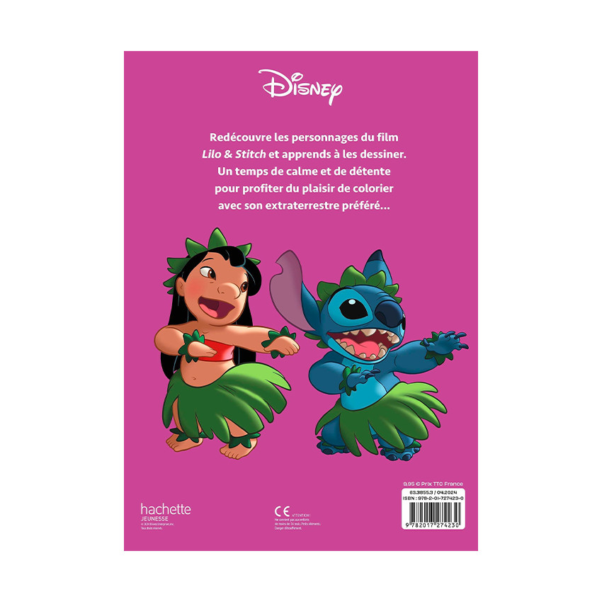 Cahier Disney "Atelier de coloriages Teens - Je dessine Stitch" 
