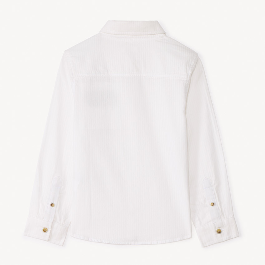 Chemise manches longues + nœud papillon pour garçon 