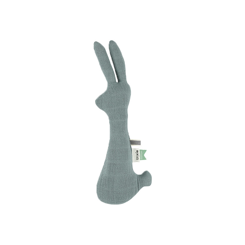 Hochet en forme de lapin - Bliss Pétrol Main Hochet en forme de lapin - Bliss Pétrol