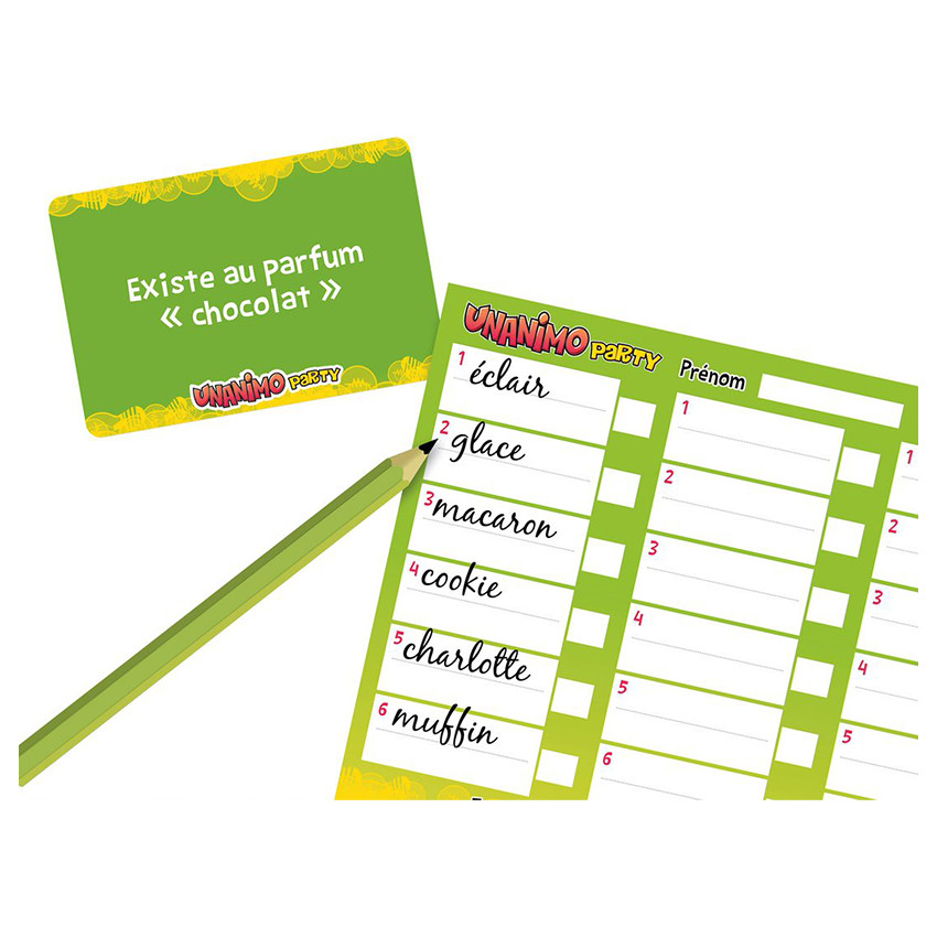 Jeux de Société - Unanimo Party 