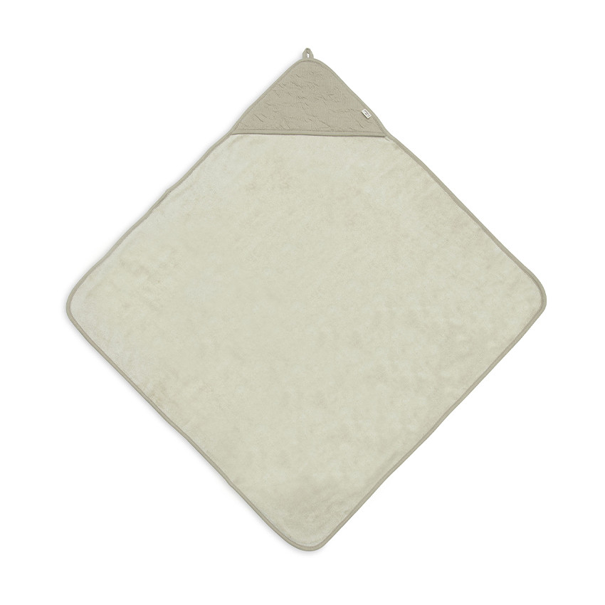 Cape de bain éponge 75 x 75 cm Soft Waves olive 