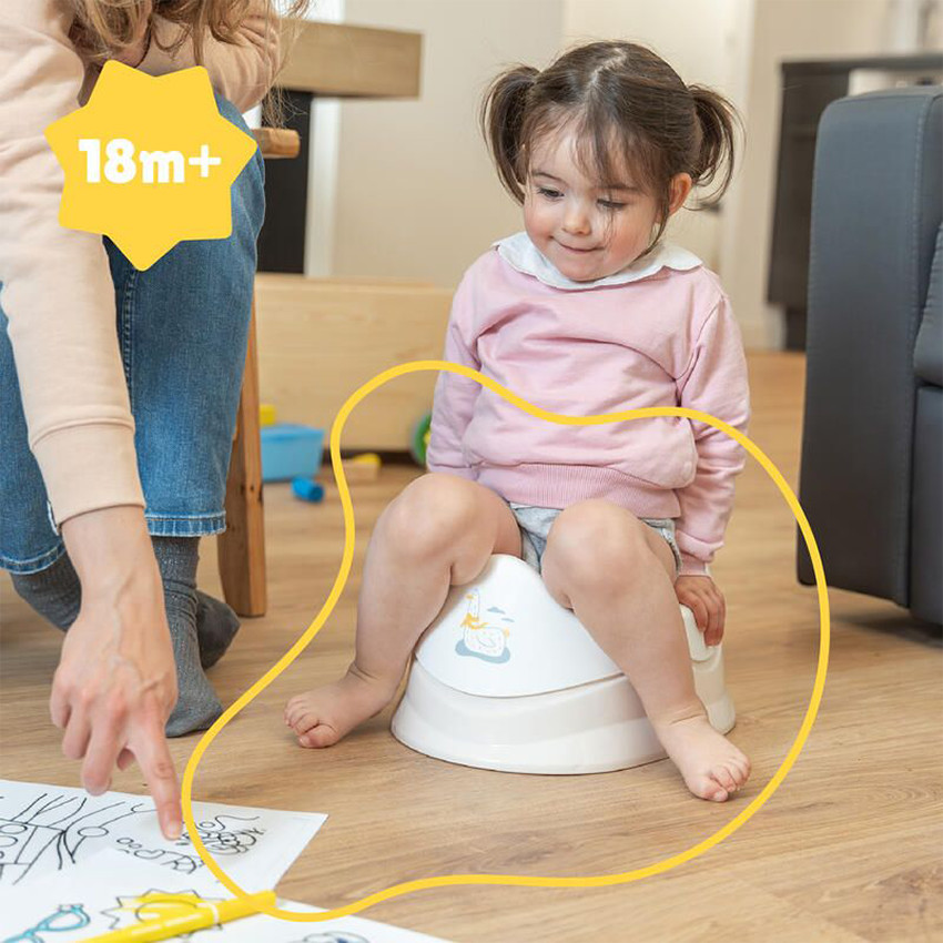 Pot d'apprentissage avec cuvette amovible Mouette 